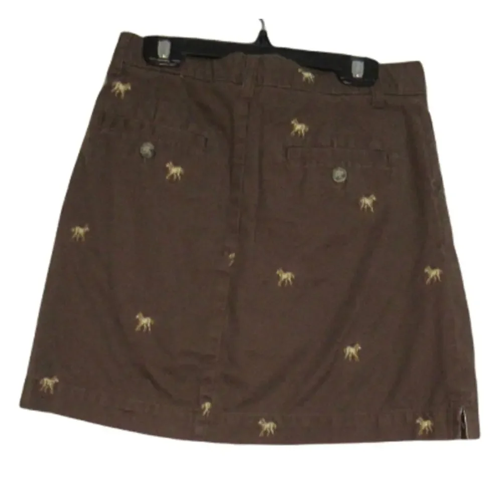 Gap kids Brown skort with horses